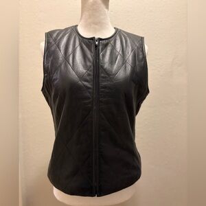 Leather Womens Vest.